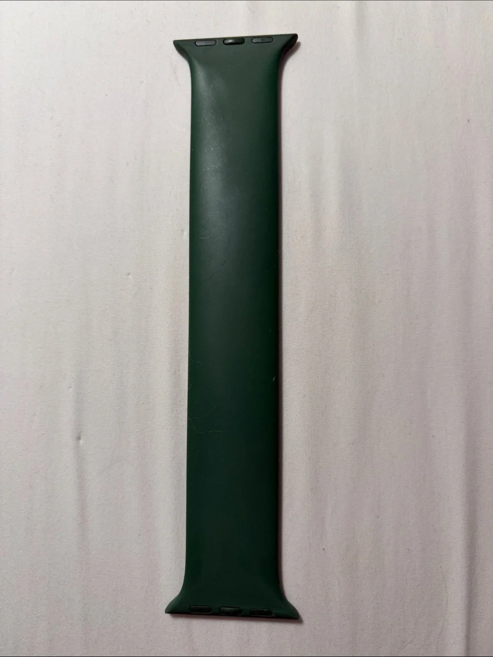 Authentic Dark Green Solo Loop Silicone Watch Band Size 5, 41mm